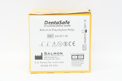 Salmon ES-001-50 DentaSafe Intubating Dental Guard Strips (x) - Box of 36